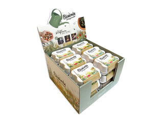 Blossombs Blossombs toonbankdisplay | zaadbommetjes | 2 varianten Blossombs toonbankdisplay | zaadbommetjes | 2 varianten