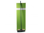 Cleany Straatbezem groen 30cm | houten borstel + 1,2m pvc steel