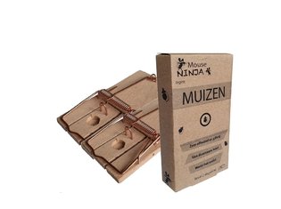 Super Ninja Muizenval 2-pack - NL - houten val