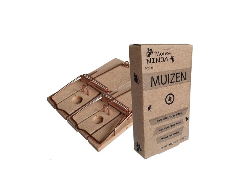Super Ninja Super Ninja Muizenval 2-pack - NL - houten val