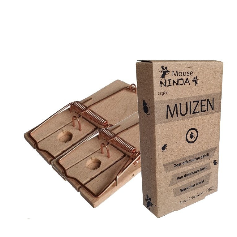 Super Ninja Super Ninja Muizenval 2-pack - NL - houten val