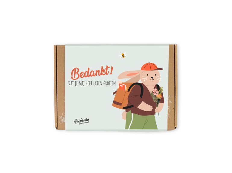 Blossombs giftbox small | 7 zaadbommetjes | Bedankt leraar Blossombs Blossombs giftbox small | 7 zaadbommetjes | Bedankt leraar
