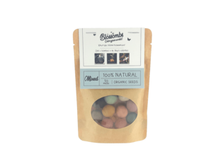 Blossombs Blossombs Kraft Bag | 10 zaadbommetjes | diverse varianten Blossombs Kraft Bag | 10 zaadbommetjes | diverse varianten