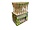 Tuinfakkel bamboe met citronella kaars in glas