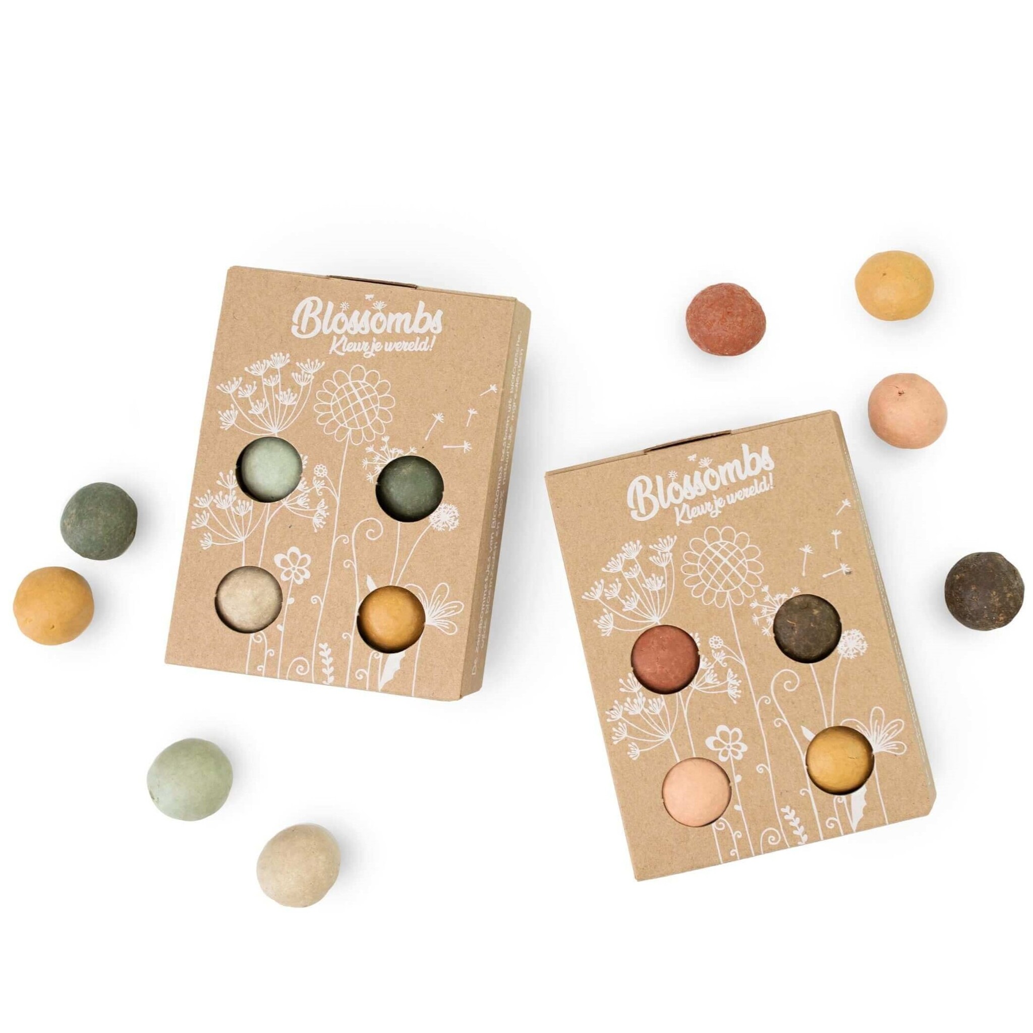 Blossombs Blossombs giftbox mini | 4 zaadbommetjes