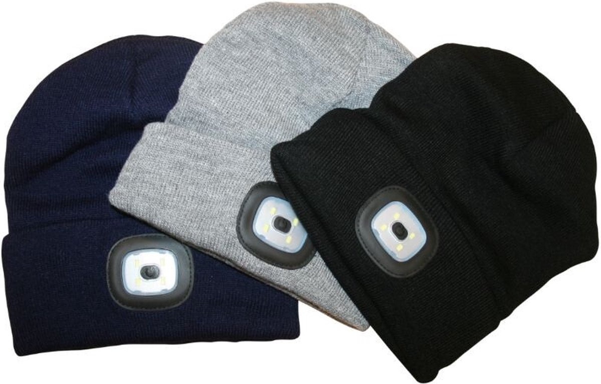 Muts met LED | uitneembaar | kleuren assorti, foto 3 van 3