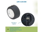 Zaklamp 24 LEDS Rond | magneet + haak
