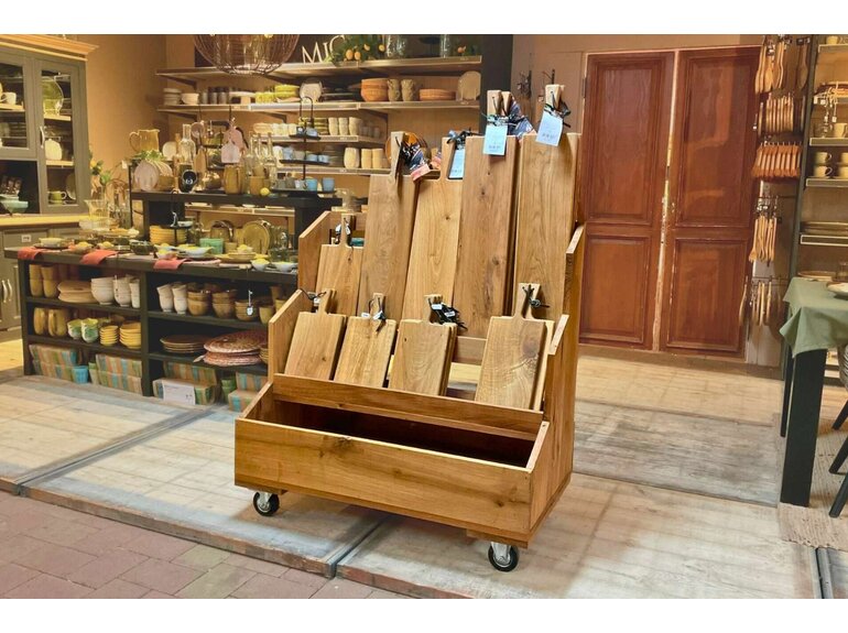 Eikenhouten serveerplank 80cm De Smikkelplank Eikenhouten serveerplank 80cm