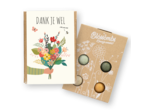 Blossombs Blossombs giftbox mini | 4 zaadbommetjes | Dank je wel
