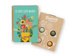 Blossombs Blossombs giftbox mini | 4 zaadbommetjes | Jij bent goud waard