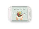 Blossombs Blossombs Eierdoosje |  6 zaadbommetjes | Bloemen voor jou