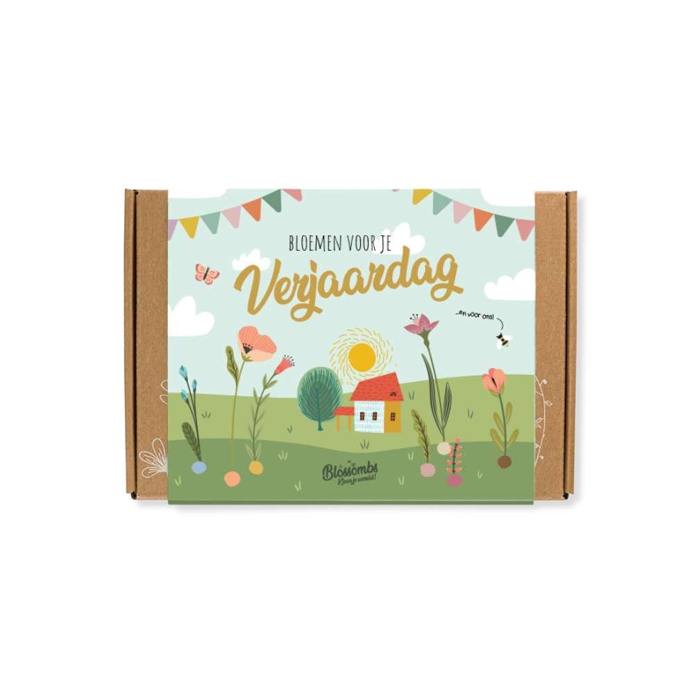 Blossombs Blossombs giftbox small | 7 zaadbommetjes | Verjaardag