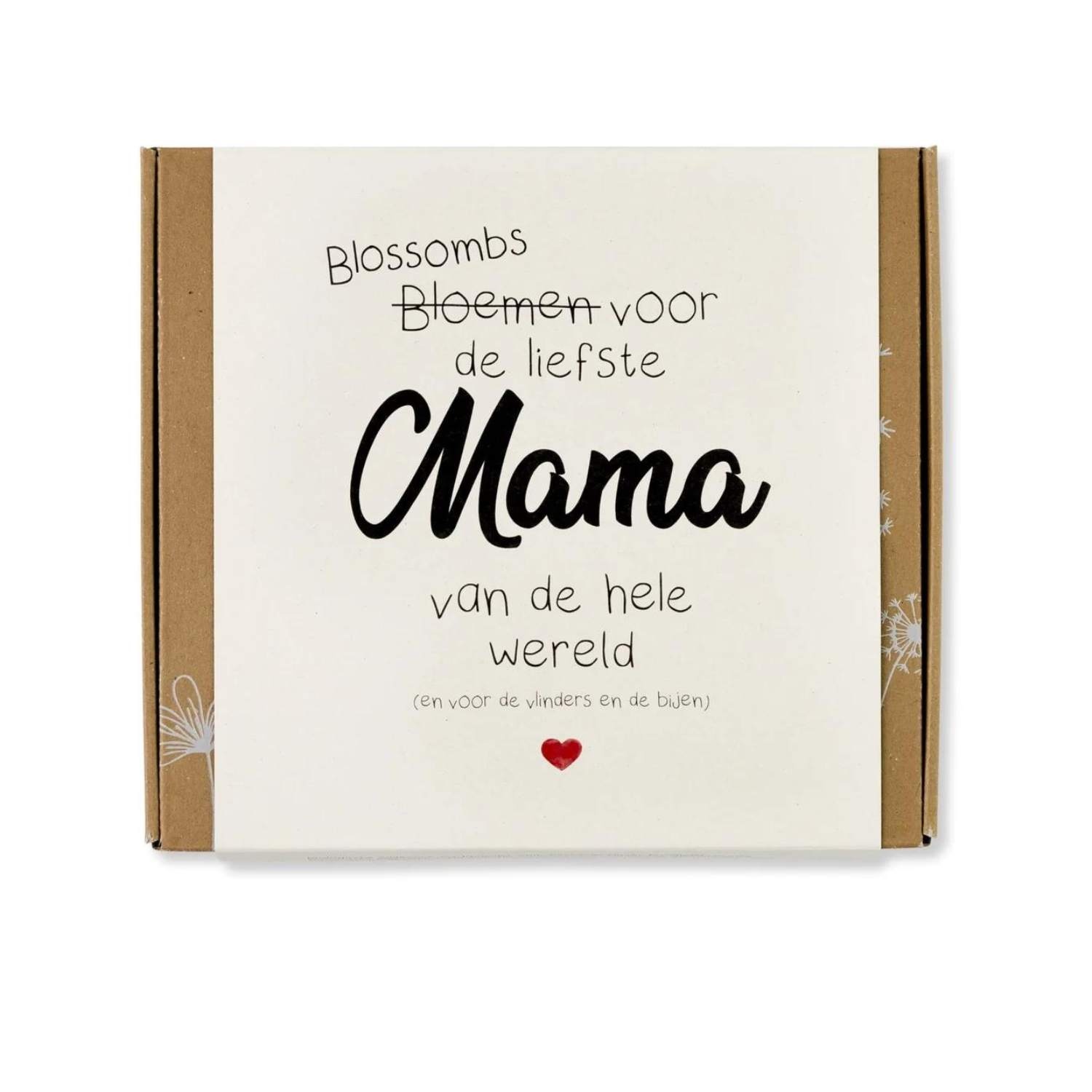 Blossombs Blossombs giftbox Moederdag | Tekst | 9 zaadbommetjes