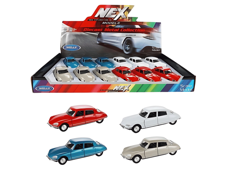 WELLY Modelauto | Citroën DS 23 1973 | 11,5cm | 4 assorti Welly WELLY Modelauto | Citroën DS 23 1973 | 11,5cm | 4 assorti
