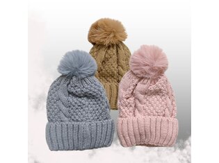 Navata Damesmuts Pompom | 3 kleuren