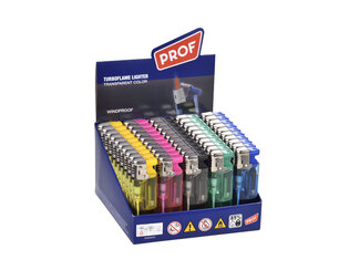 PROF PROF aansteker | slidecap | turbovlam | windproof PROF aansteker | slidecap | turbovlam | windproof