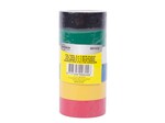 Isolatietape PVC 3 mtr x 18mm - 6 rollen kleur assorti