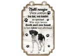 Tekstbord hout hond 20x12cm | Friese Stabij Creatief Art Tekstbord hout hond 20x12cm | Friese Stabij
