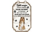 Tekstbord hout hond 20x12cm | Shetland Sheepdog Creatief Art Tekstbord hout hond 20x12cm | Shetland Sheepdog
