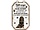 Creatief Art Tekstbord hout hond 20x12cm | Teckel Langharig