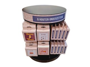 Creatief Art Display onderzetters compleet - spreuken | 80 doosjes x 6st Display onderzetters compleet - spreuken | 80 doosjes x 6st