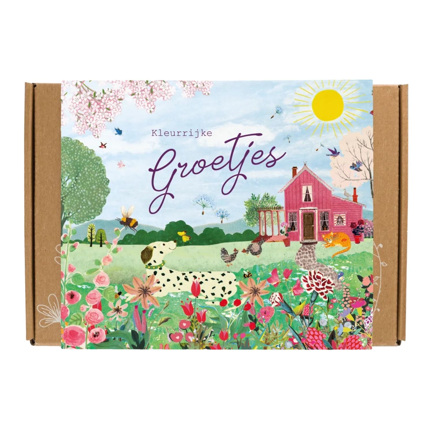 Blossombs Blossombs giftbox small | 7 zaadbommetjes | Roze Huis