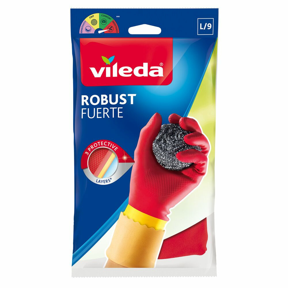Vileda Vileda Robust Werkhandschoenen - Maat L (1 paar)