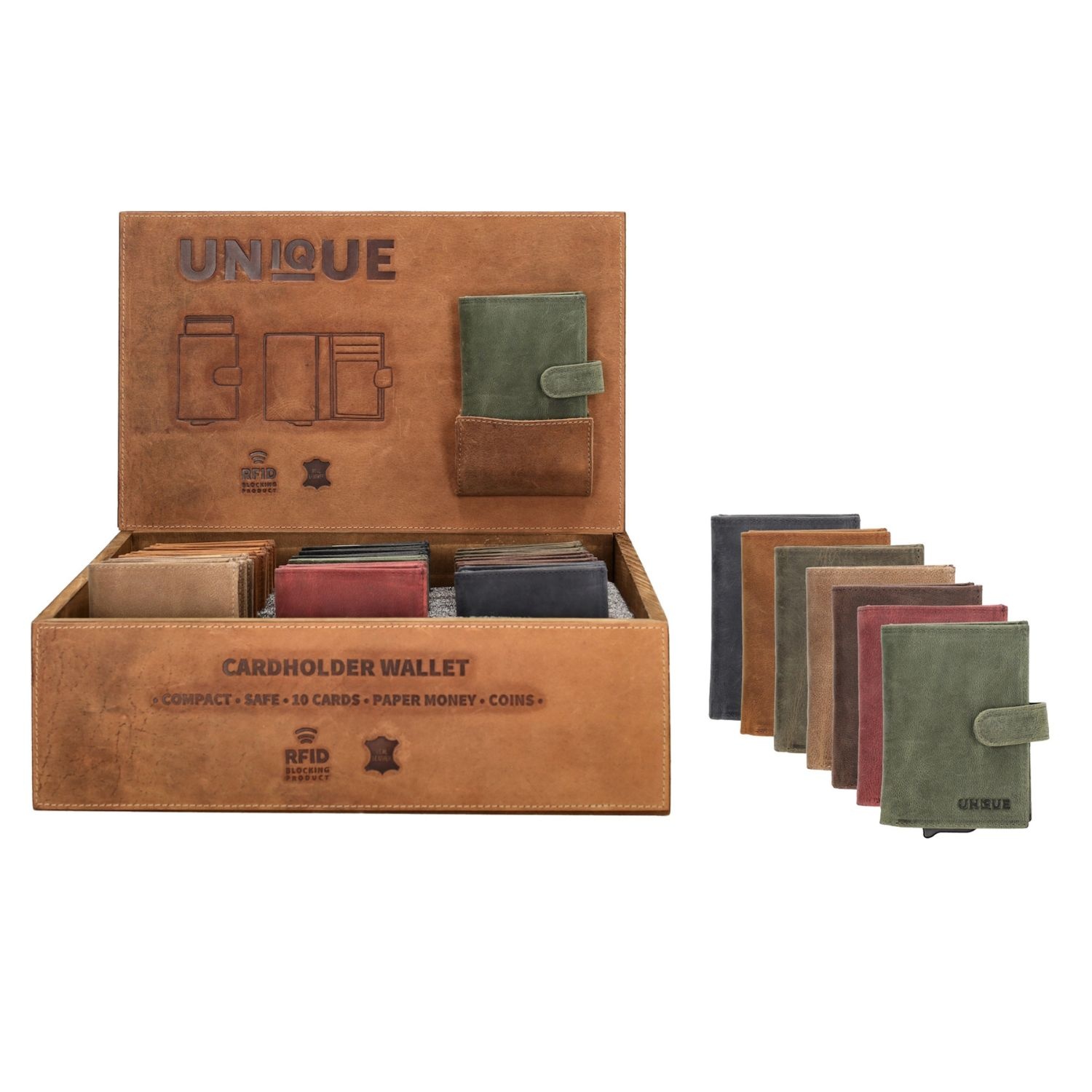 Unique Unique Creditcardhouder 19,95 - 24st in Display