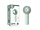 Qware Display Qware Mini Fan 50st - Mini ventilators - Oplaadbaar
