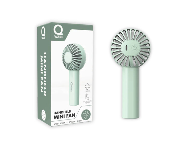 Display Qware Mini Fan 25st | Oplaadbare handventilator