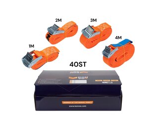 KONVOX spanband 25mm display 40st | 4 lengtes | LC125/250daN | KONVOX spanband 25mm display 40st | 4 lengtes | LC125/250daN |