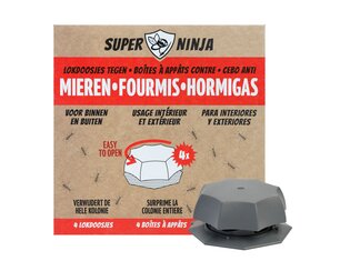 Super Ninja | mierenlokdoos | 4-pack