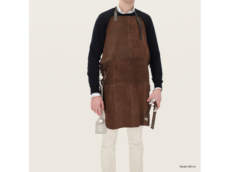 VLOT PREORDER | BBQ Schort Bruin - Leder