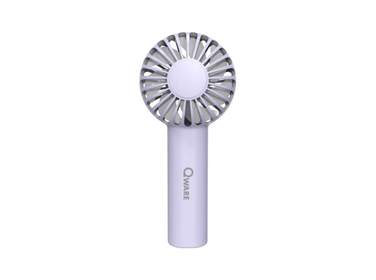 Qware Mini Fan - Oplaadbaar & Incl, USB-C - Verschillende Kleuren
