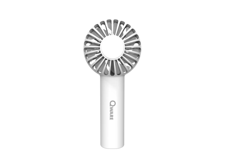 Qware Mini Fan - Oplaadbaar & Incl, USB-C - Verschillende Kleuren