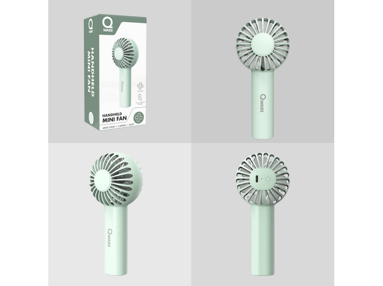 Display Qware Mini Fan 25st | Oplaadbare handventilator