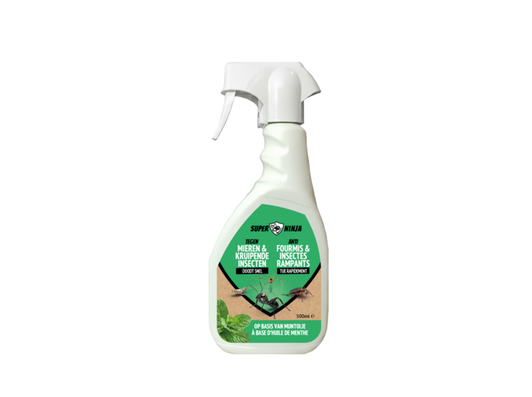 Super Ninja Super Ninja Mintspray | 100% Gifvrij | Tegen Insecten | 500ml