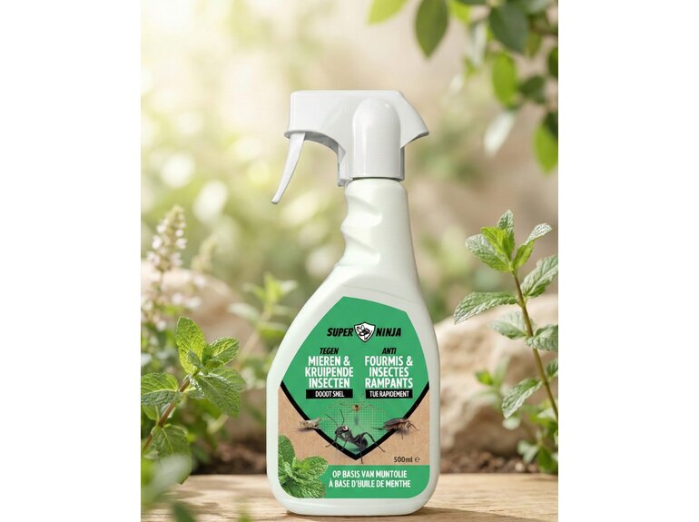 Super Ninja Super Ninja Mintspray | 100% Gifvrij | Tegen Insecten | 500ml