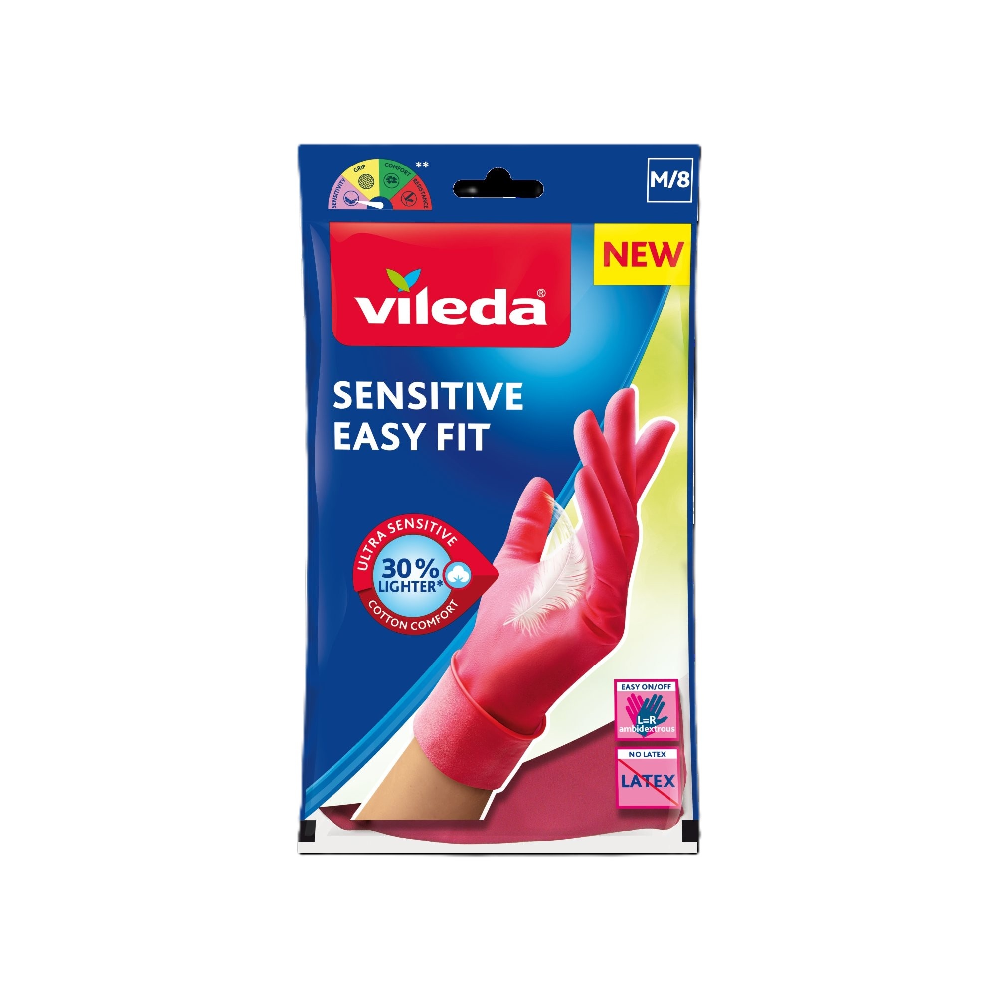 Vileda Vileda Sensitive Easy Fit Handschoenen - Maat M/L, foto 2 van 3