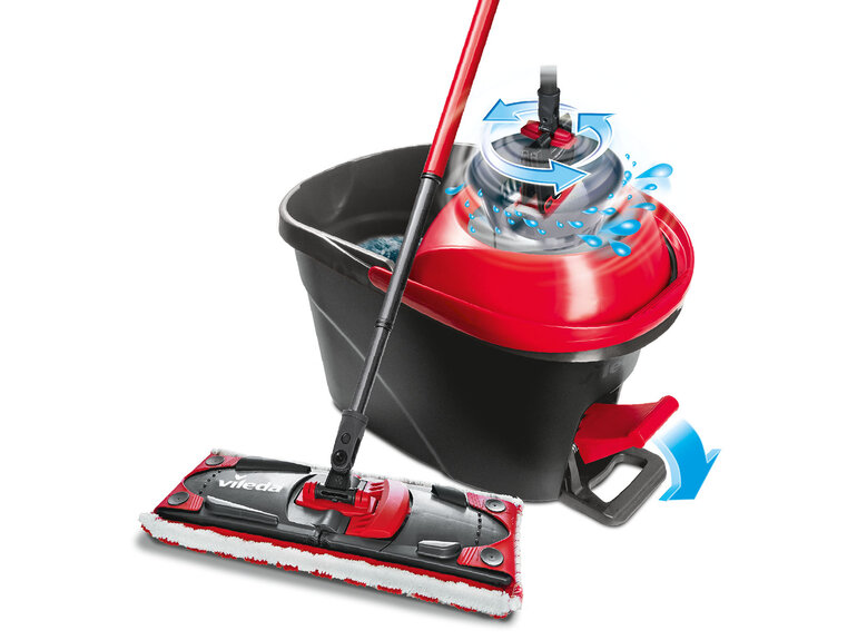 Vileda Vileda UltraMat Turbo Vloerwisser Set - Met Voetpedaal
