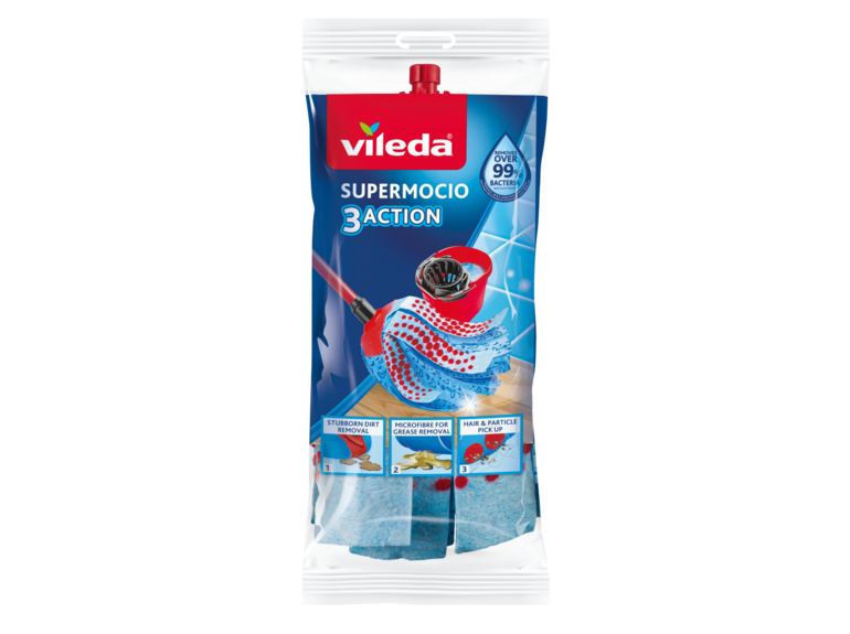 Vileda Vileda Supermocio  3-Action Mop vervanging - 1st