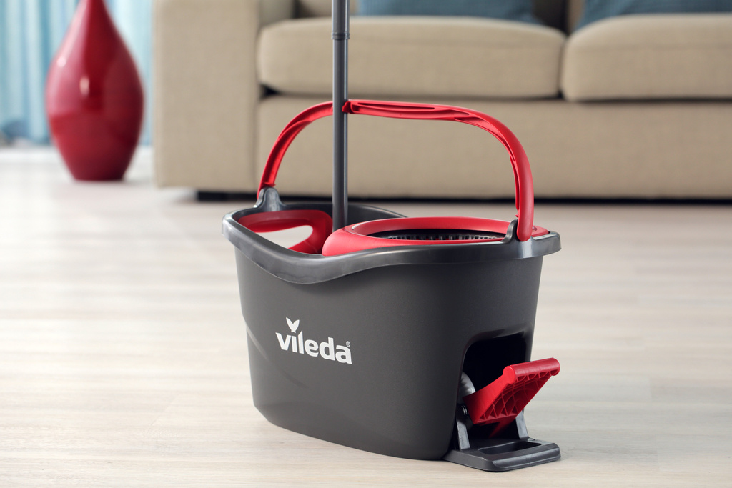 Vileda Vileda Easy Wring & Clean Turbo Set - Emmer + Mop, foto 5 van 6