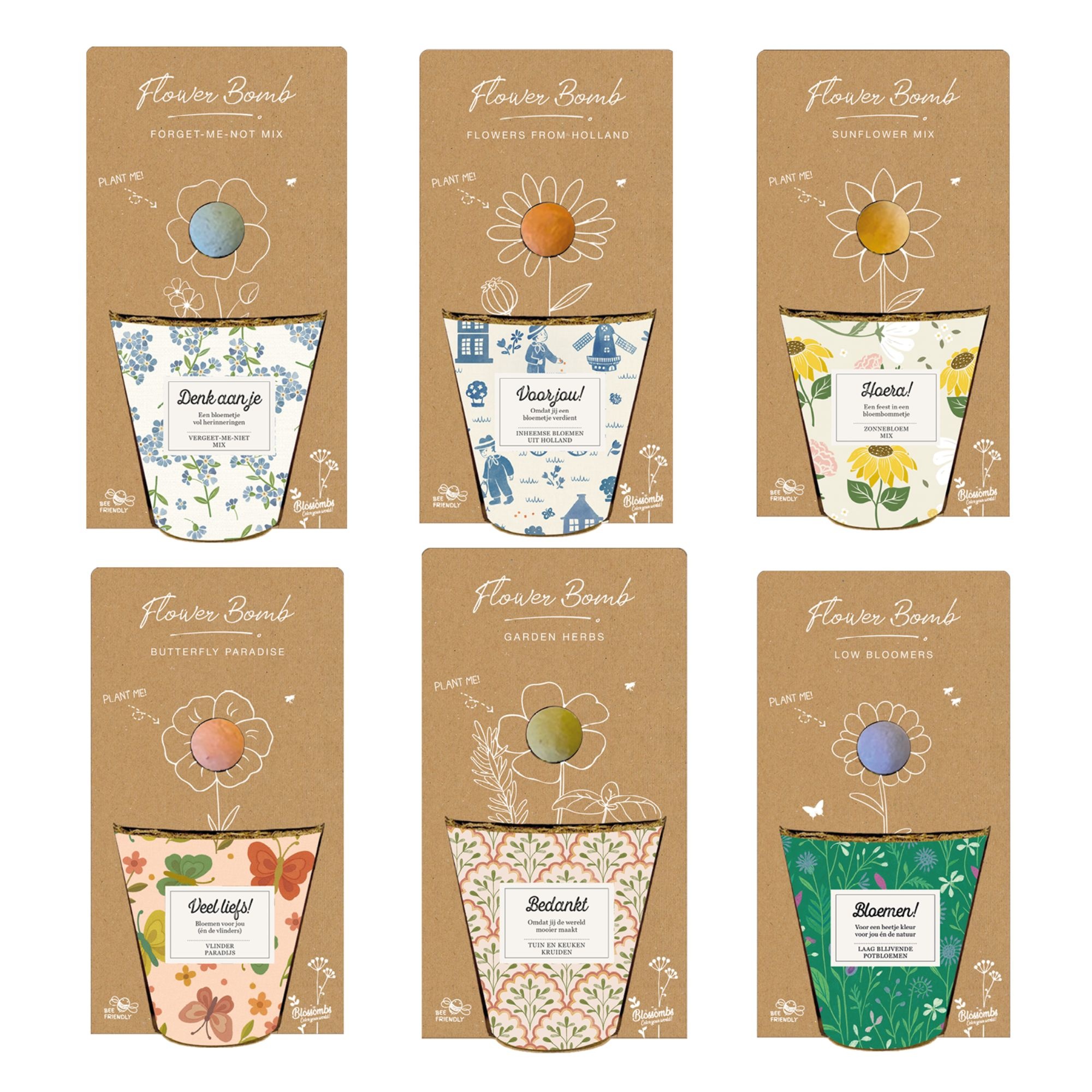 Blossombs Blossombs Kweekset - Herbs & Flowers Collectie - Verschillende Varianten, foto 2 van 6