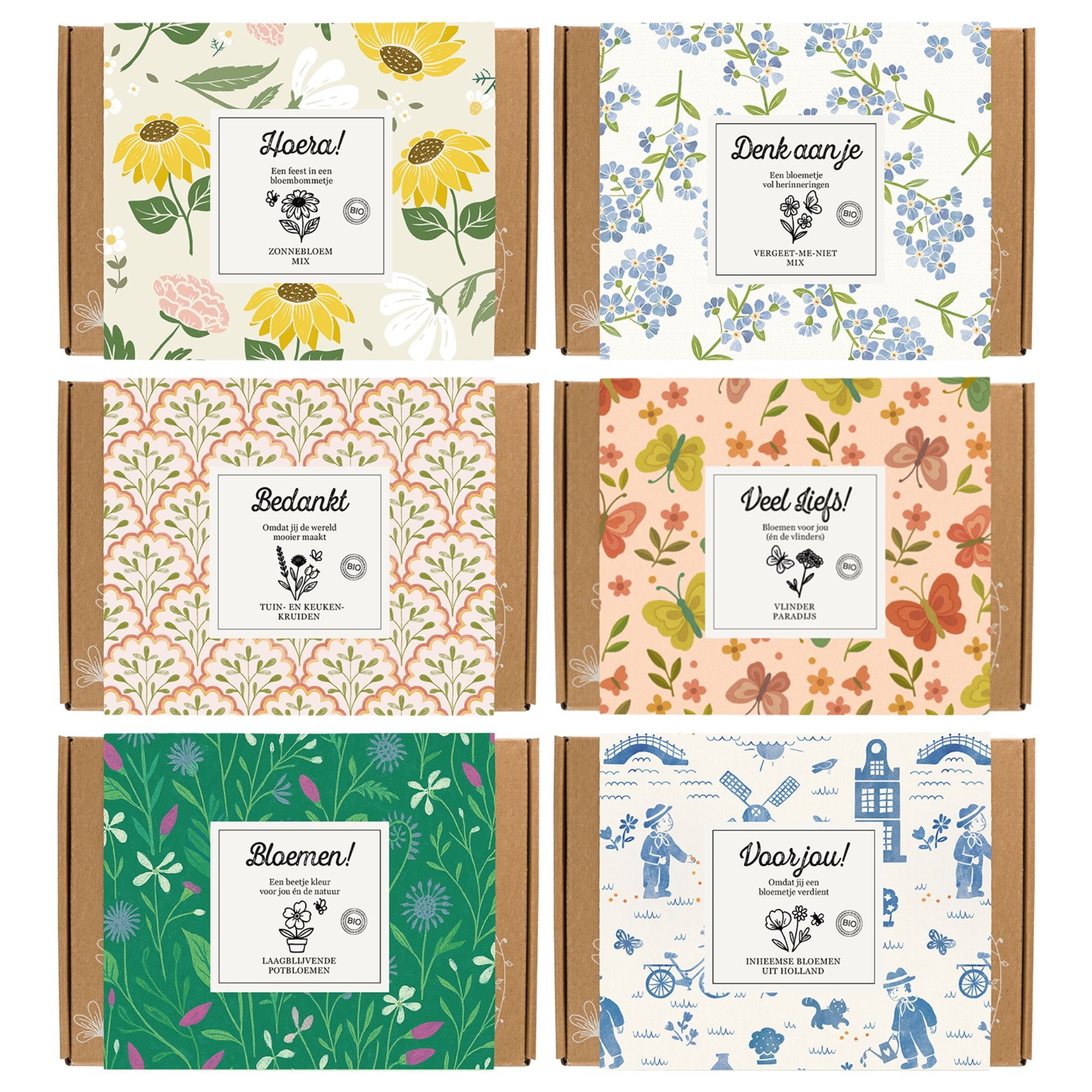 Blossombs Blossombs Giftbox Small 7 Blossombs - Herbs & Flowers Collectie - verschillende varianten, foto 2 van 6