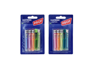 PROF Aansteker 4-pack - Elektronische Wegwerp Aansteker