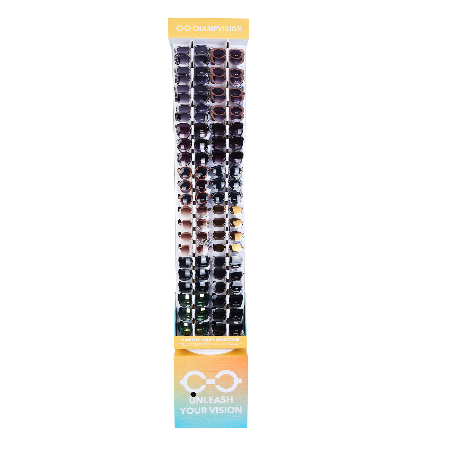Champvision Zonnebril & Leesbril Display 2-in-1 - 240 stuks, foto 2 van 6