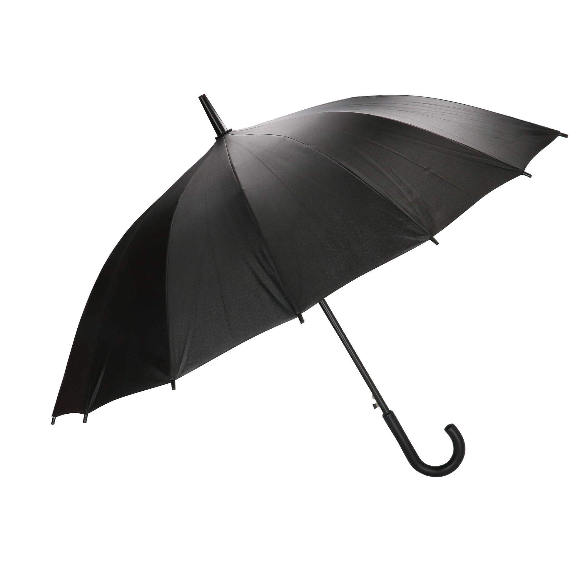 Unique Unique Paraplu ⌀105cm met Haak -Zwart