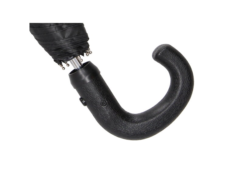Unique Unique Paraplu Compact Haak Zwart