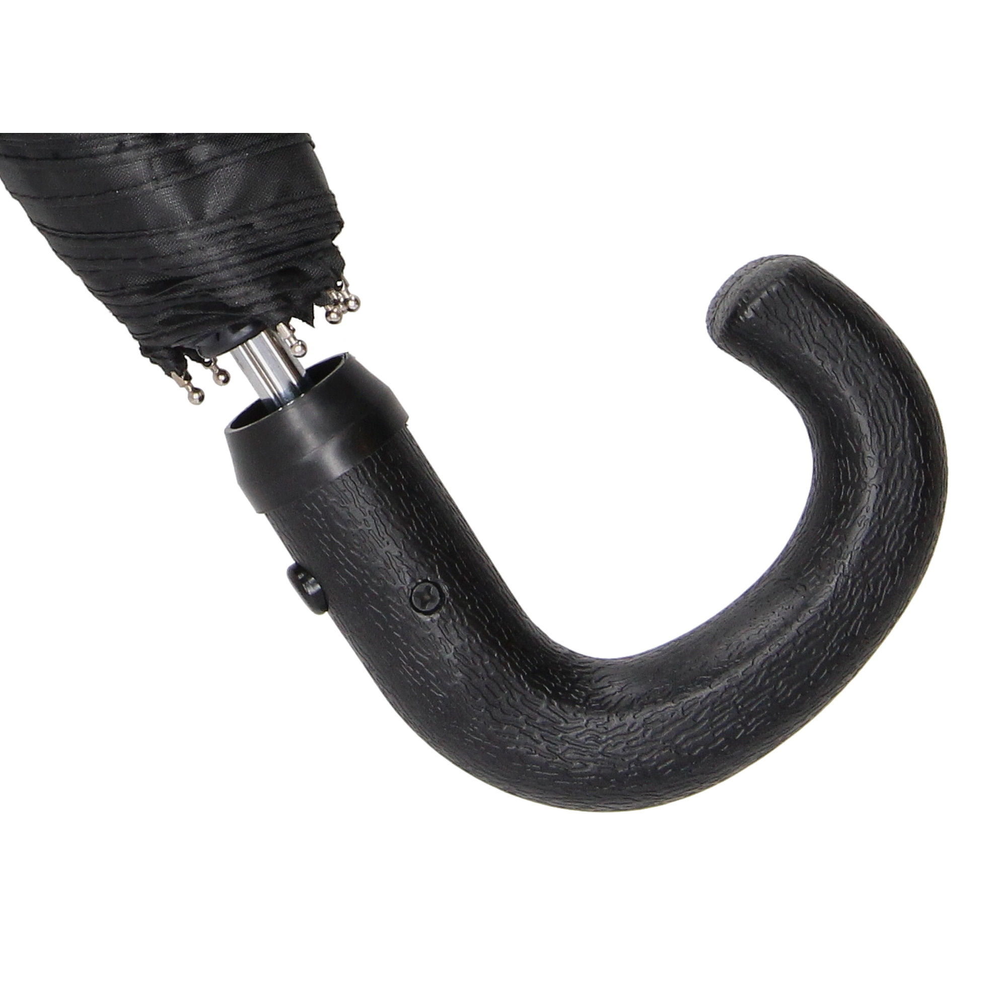 Unique Unique Paraplu ⌀90cm Compact Haak - Zwart, foto 2 van 4