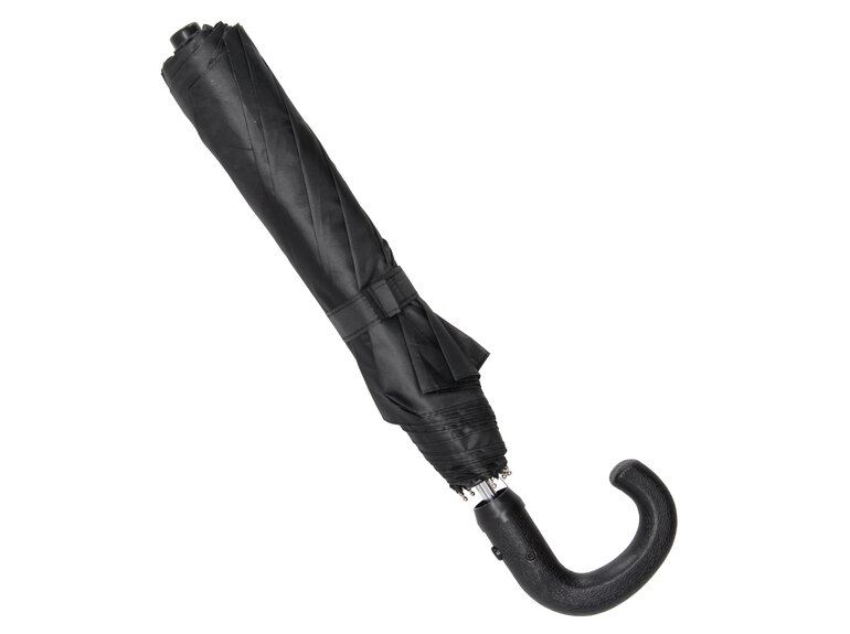 Unique Unique Paraplu Compact Haak Zwart